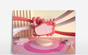 电商场景模型C4D工程文件30