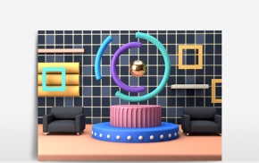 电商场景模型C4D工程文件18