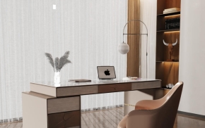 电脑办公区3D模型