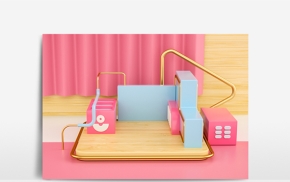 商场景模型C4D工程文件36