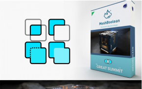 中英双语版-超级布尔1.8 TGS MeshBoolean 1.8 for Cinema 4D 插件布尔插件 支持R17-R2