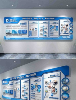 企业文化墙素材免费下载